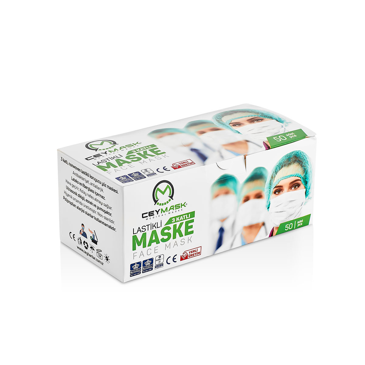 MASKE TELA METALLİ 50`Lİ CEYMASK